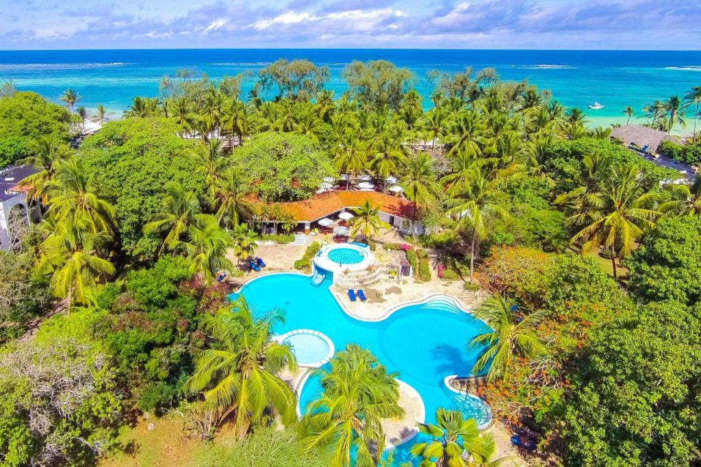 Diani Sea Resort Aerial view