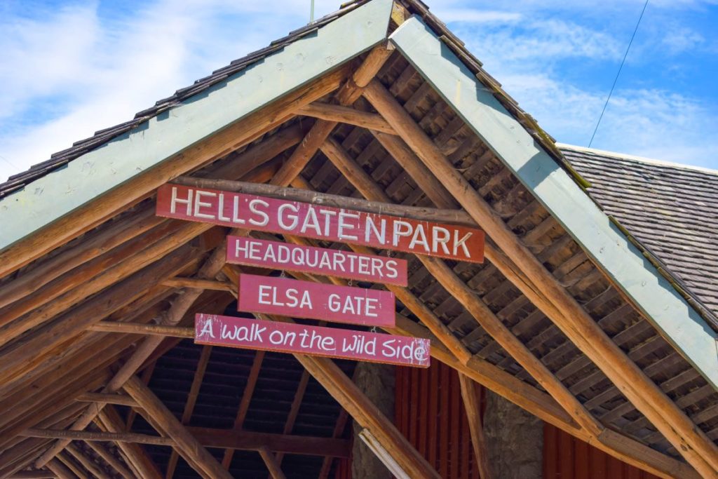 Elsa Gate; one of hell's Gate National Park entry Gate